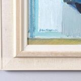 Original mid-century Swedish oil on canvas – “Still Life” by Arthur Nilsson – vintage & framed – 62 × 71 cm