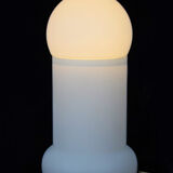 Mid-century glass table lamp from osvětlovací sklo valašské meziříčí, 1970s