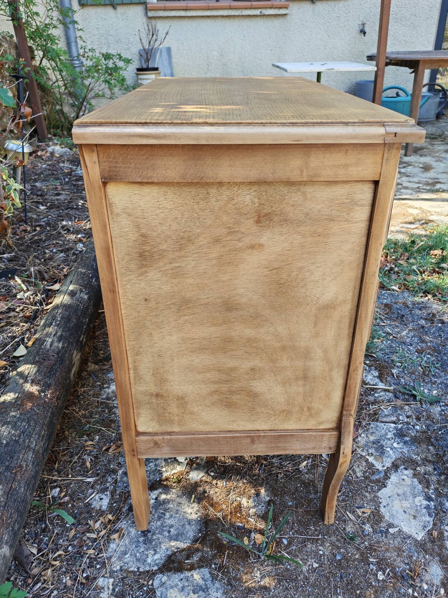 Commode vintage en chêne, rénovée.
