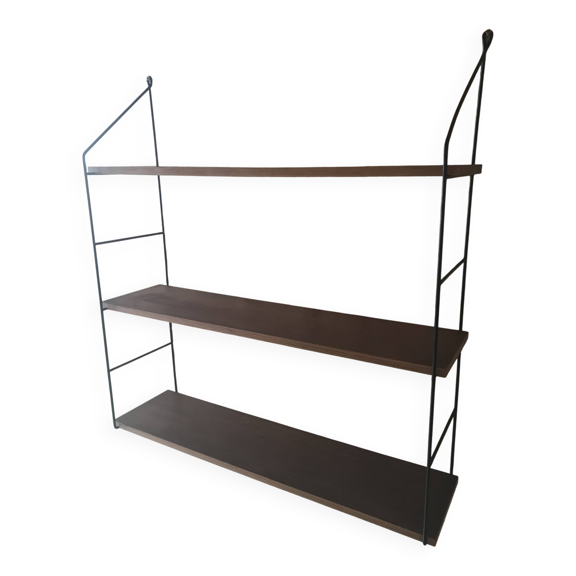 Vintage three-tier string shelf