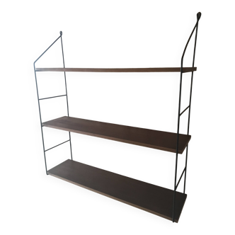 Vintage three-tier string shelf