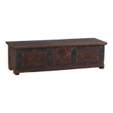 Antique storage chest in dark tones (c.1870) #41
