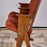 Vintage Czechoslovakian double cinema seats from the 1970s