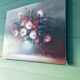 Huile sur toile bouquet de fleurs