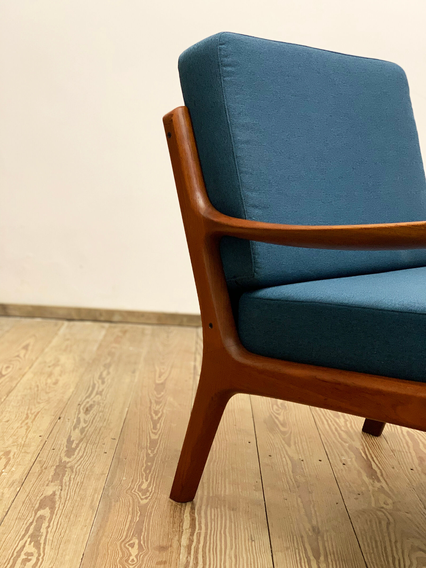 Teak armchair by Ole Wanscher for France & Son, Mid Century Modern Danish Design, 1950er
