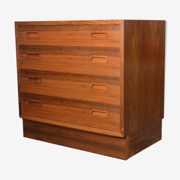 Rosewood mid century danish chest of drawers by P. Hundevad 1960s