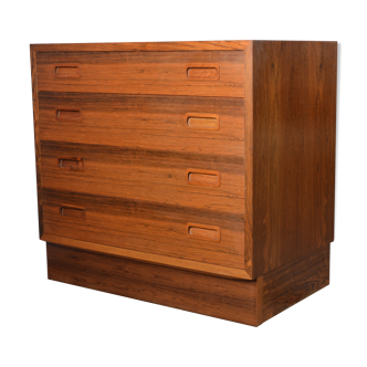 Rosewood mid century danish chest of drawers by P. Hundevad 1960s