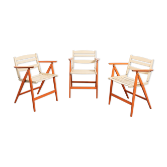 Set de 3 chaises de Gio Ponti pour Fratelli Reguitti