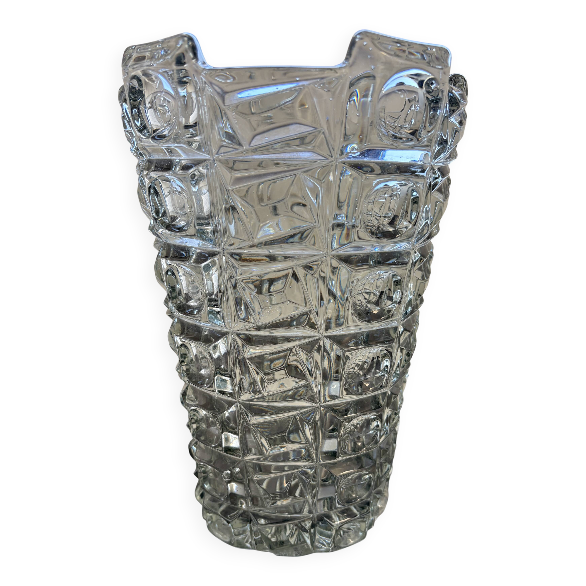 Sklo Union Libochovice crystal vase