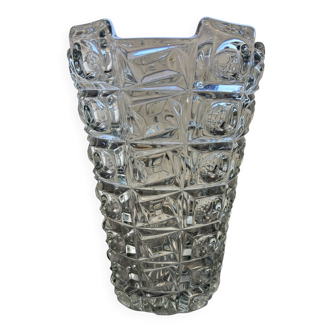 Sklo Union Libochovice crystal vase