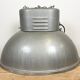 Oval industrial polish factory pendant lamp from mesko, 1970s