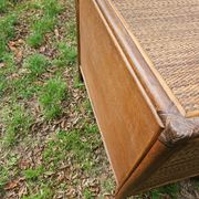 Vintage woven wicker rattan bamboo chest of drawers design 50-60-70