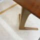 Expandable round teak table