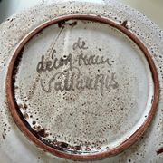 Service à poisson Vallauris plat + 12 assiettes