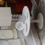 Table ronde basse ou haute seventies