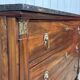 Commode Empire en acajou et dessus marbre XIXème