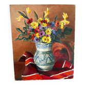 Bouquet of flowers signed