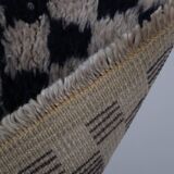 Vintage Turkish Oushak Rug Handwoven 77x140 cm