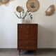 Vintage chest of drawers from the 1960s.