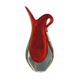 Red Murano vase
