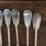 Lot of 42 old cutlery in argenté metal