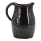Black stoneware pitcher by Jean Talbot, La Borne ceramics from the 1940s.