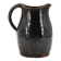 Black stoneware pitcher by Jean Talbot, La Borne ceramics from the 1940s.