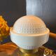 Vintage table lamp large porcelain globe Bernardaud Limoges J.J Prolongeau - Circa 1960