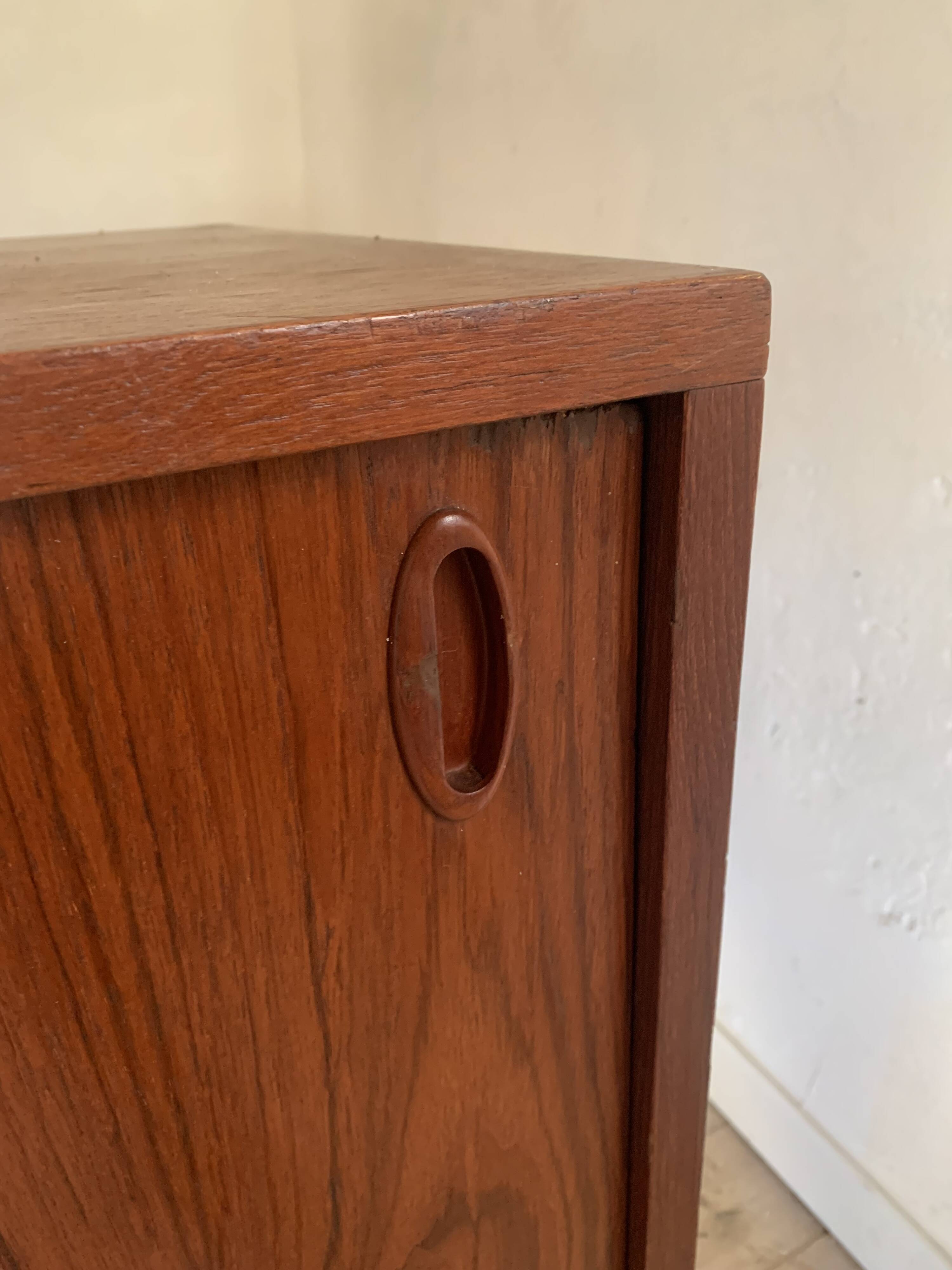 Vintage modernist teak sideboard