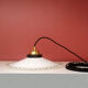 Opaline hanging lamp