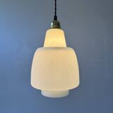 Old vintage opaline pendant light