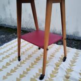 Side table on wheels