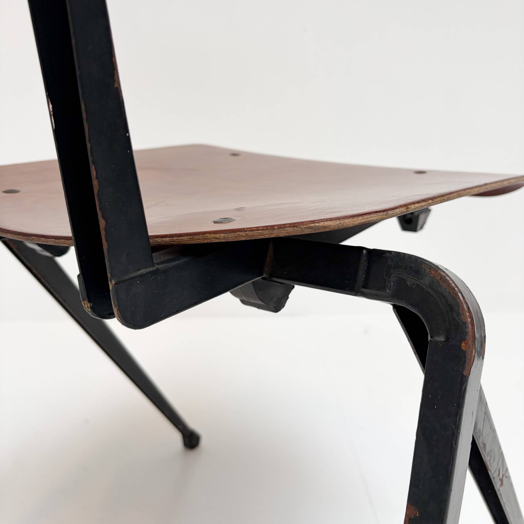 Set of 4 Galvanitas S17 chairs by Paul Philipsen, 1965