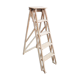 Former light wood painter's stepladder
