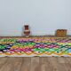 Handmade moroccan berber rug 245 x 133 cm