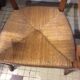 Straw armchair