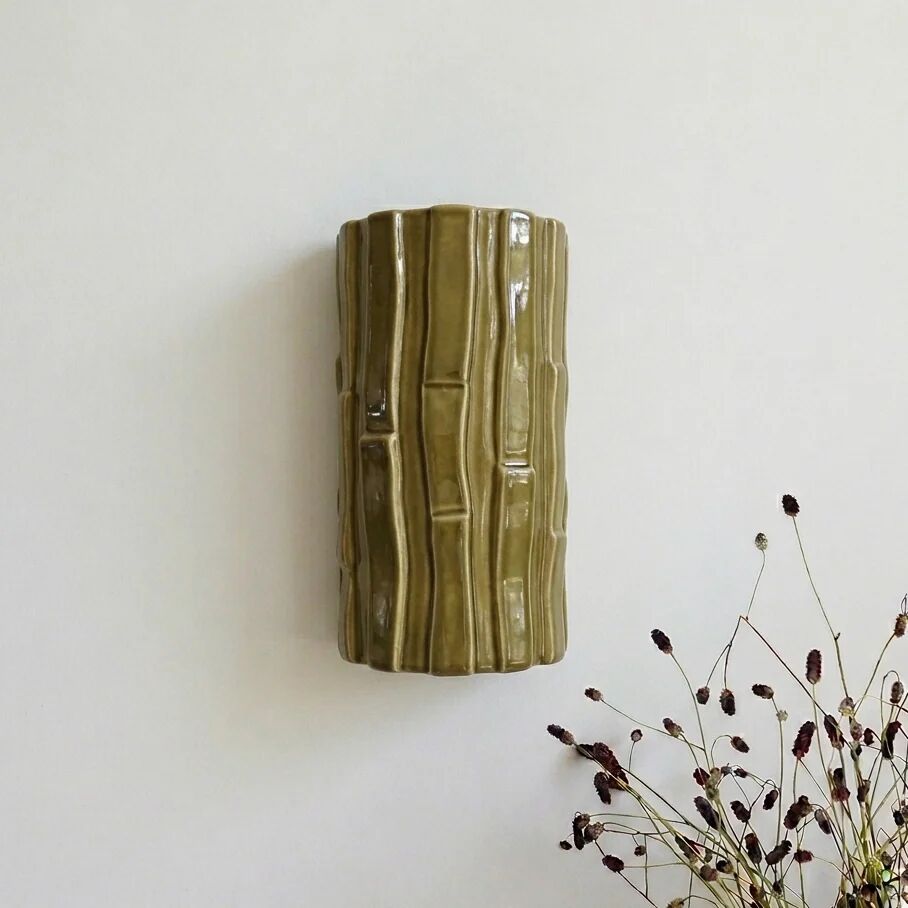 Tejo ceramic wall lamp (Avocado) - Coco Square