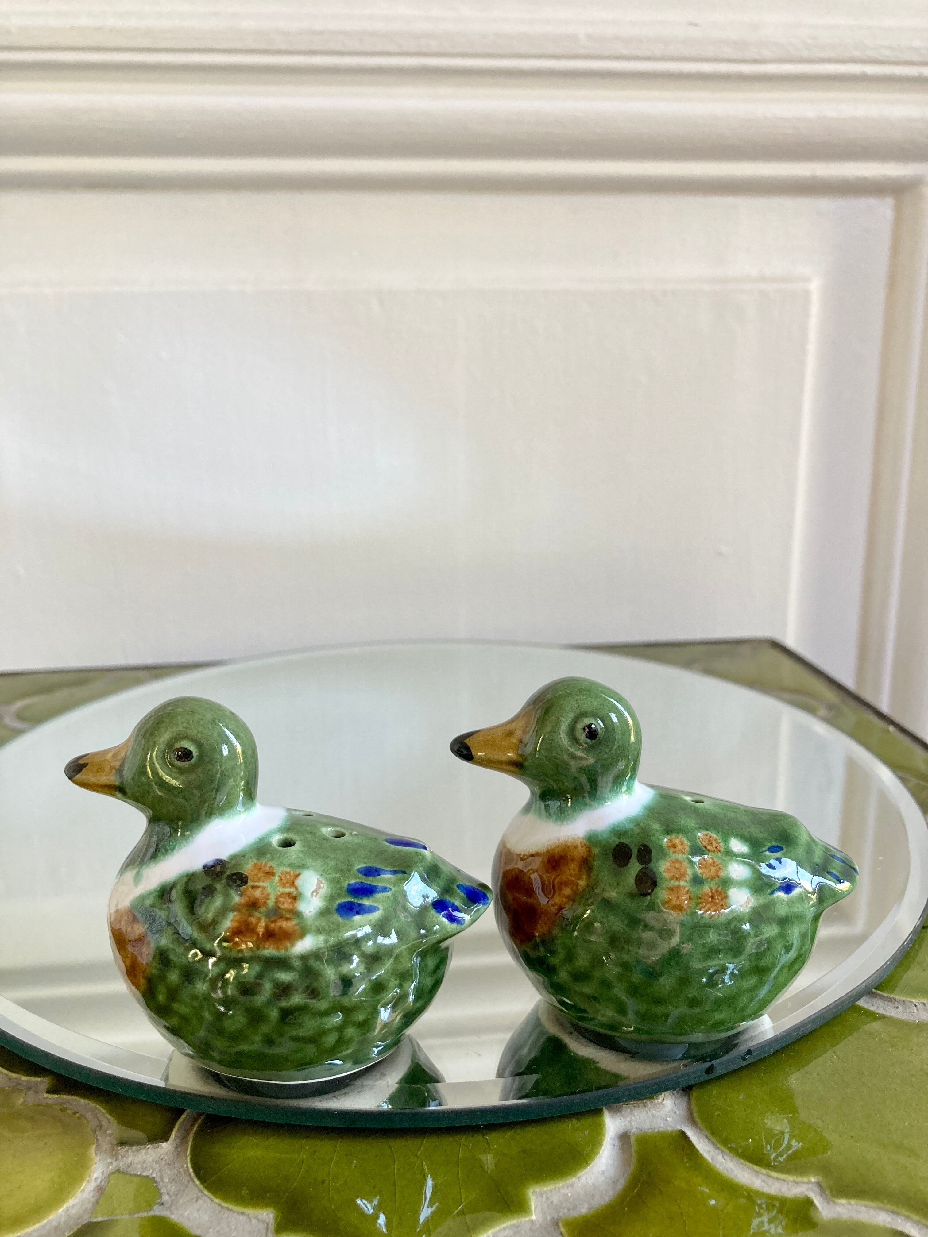 Pepper salt shaker ducks slurry