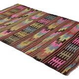 Handwoven Vintage Rug – Natural and Elegant 166x 268 cm