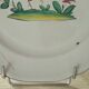 Luneville Saint Clement earthenware plate decorated with rooster late 19th century