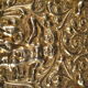 Golden brass cigar box manufactured by Erhard & Söhne around 1920