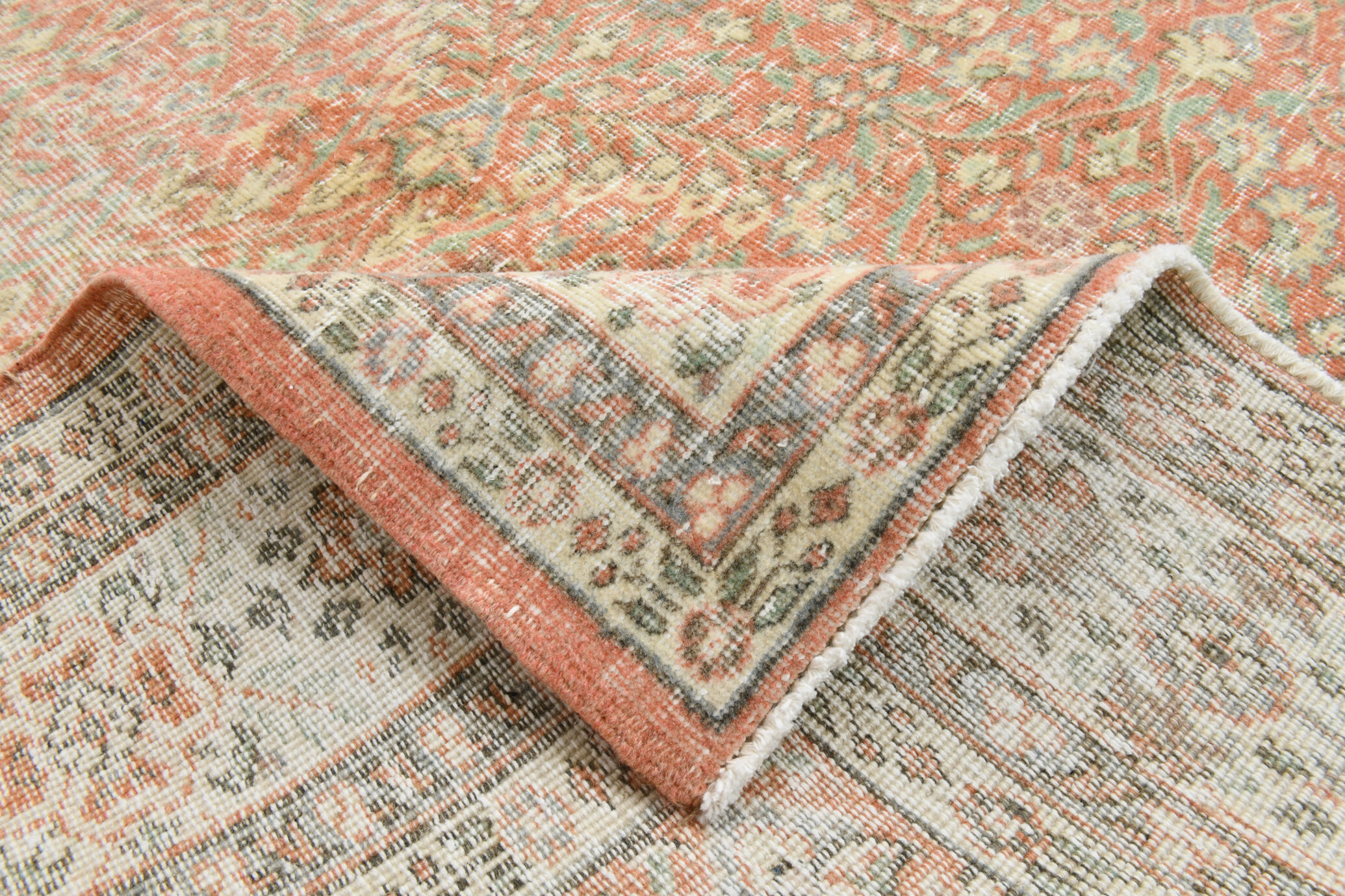 10x13 peach red oversized persian rug, 290x388cm