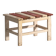 Rustic low bench made of wood – Central Europe, around 1940