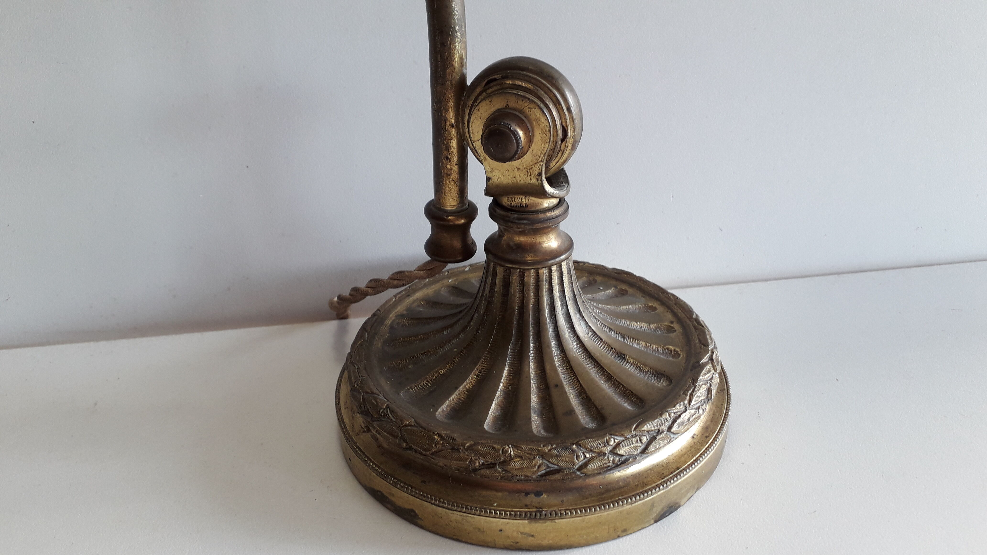 Brass bronze desk lamp