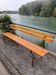 Banc pliant de guinguette année 50
