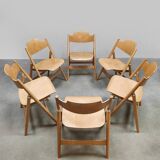 New design wooden folding chairs model SE18 Egon Eiermann