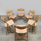 New design wooden folding chairs model SE18 Egon Eiermann