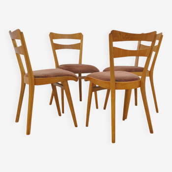 Mid century Dining Chairs by Tatra nabytok, Set of 4