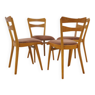 Chaises de salle à manger Mid century by Tatra nabytok, Set de 4