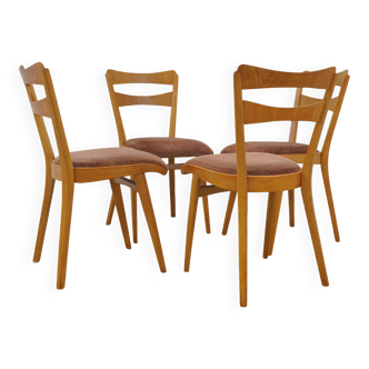 Mid century Dining Chairs by Tatra nabytok, Set of 4